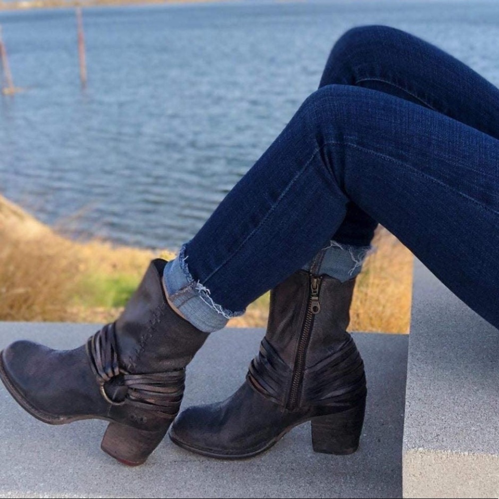 bed stu boots Rea black color